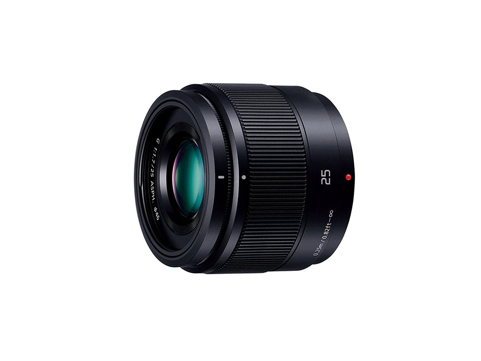 Panasonic LUMIX G 25mm / F1.7 ASPH. Black H-H025-K Lens Black for MFT New - Image 1 of 4