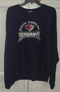 Mens South Carolina Stingrays Long Sleeve Sweatshirt, Hanes, Navy Blue, Size 3XL - Picture 1 of 4