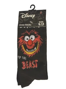 NEW ~ DISNEY ~ "MUPPETS" ~ CREW SOCKS ~ SIZE 9- 13 ~ CHOOSE 1 or ALL ~ 1+ SHIP - Picture 1 of 2