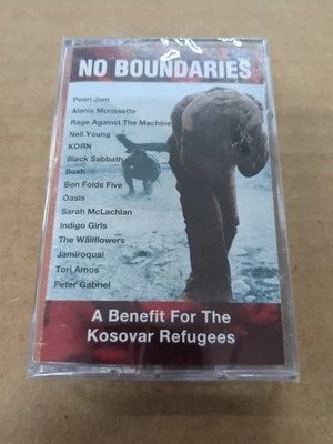 NO BOUNDARIES A BENEFIT FOR THE KOSOVAR REFUGEES RARE  (CASSETTE)1999 Sealed! - Image 1 of 3