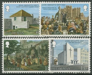 Isle of Man 1977 Methodismus John Wesley 101/04 postfrisch - Picture 1 of 1
