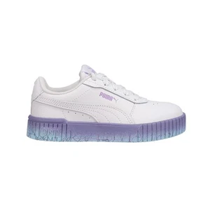 PUMA Carina 2.0 Speckle Fade Lace Up  Toddler Girls Purple, White Sneakers Casua - Picture 1 of 6