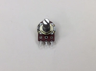 4 Pcs: 47K Ohms Linear Potentiometer (Variable Resistor) 3 pin 14mm Shaft D: 6mm - Image 1 of 3