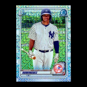 2020 Bowman Chrome Jasson Dominguez Mega Box Mojo 1° rifrattore #BCP-8 RC - Foto 1 di 2