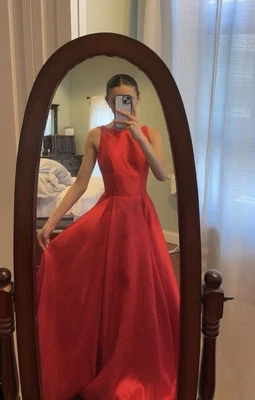 Sherri Hill #52572 Prom Evening Red Gown Size 2 NWT - Image 1 of 4