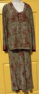 Set Top Gonna Citron Santa Monica Seta Chic Lusso Sedona - Foto 1 di 17
