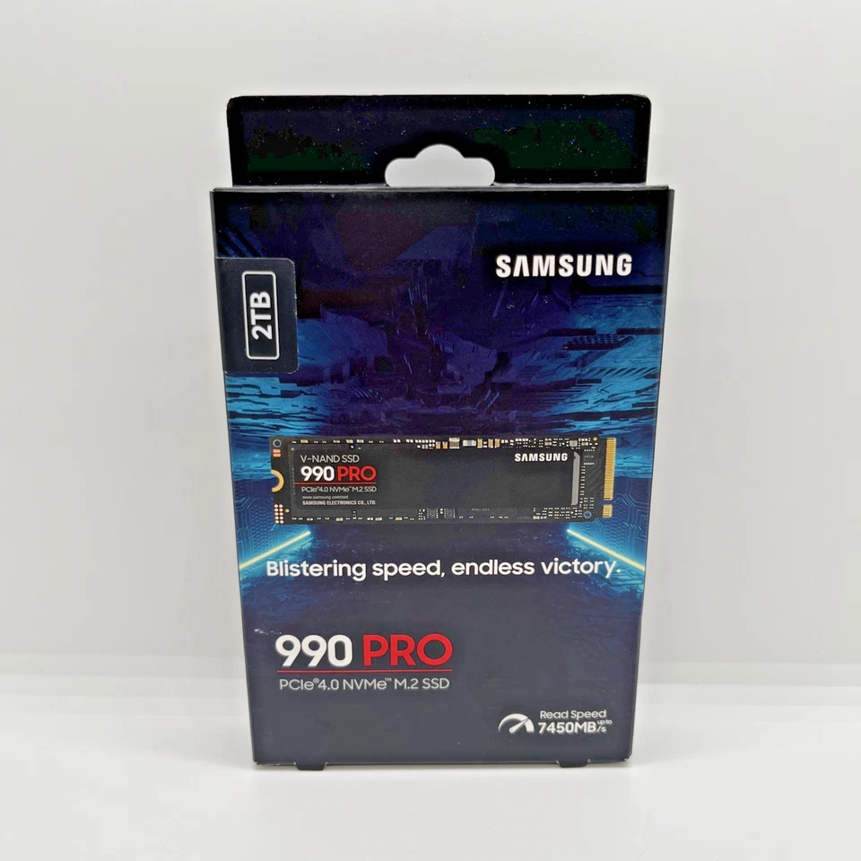 Samsung 2280mm 990 Pro 2TB M.2 NVMe Gen 4.0 SSD MZ-V9P2T0 ()
