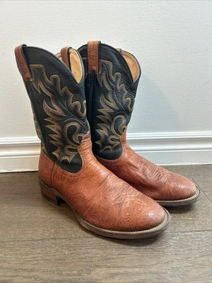 Botas vaqueras Boulet Western para hombre talla 10 1/2 E marrón negro hechas en Canadá Foto 1 de 4