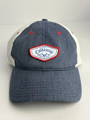 Sombrero Callaway Gorra Correa Trasera Adulto Azul Golf Sombrero Mezcla Poliéster Bonito y Nuevo Foto 1 de 4