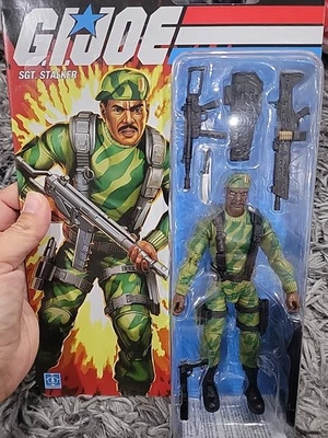 Gi Joe Serie Clasificada Retro Sgt. Figura Stalker 6" Foto 1 de 2