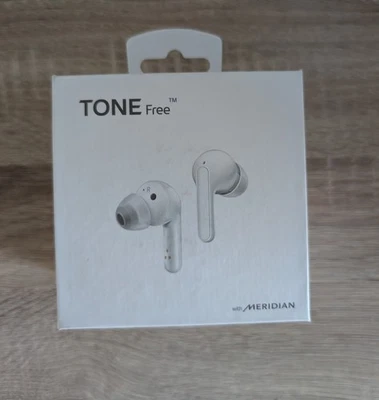 Auriculares estéreo inalámbricos LG HBS-FN5W TONO gratuitos blancos. USADO UNA VEZ! VER TODAS LAS FOTOS Foto 1 de 4