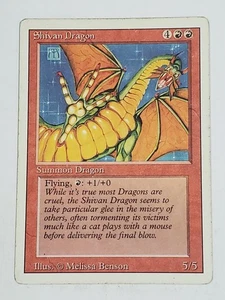 MTG Shivan Dragon (Revised/Red/R) - BGM - Picture 1 of 10