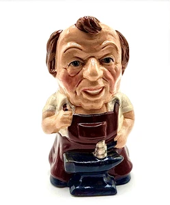 STAFFORDSHIRE ENGLAND CHARACTER JUGS BY MANOR 'BLACKSMITH' TOBY JUG (VGC ) - Picture 1 of 9