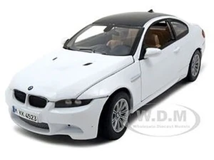 BMW M3 COUPE WHITE 1/24 DIECAST MODEL CAR BY MOTORMAX 73347 - Picture 1 of 6