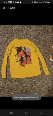 The Children's Place Boys Long Sleeve Grapic Tee Sports XL 14 Yellow - Image 1 of 3