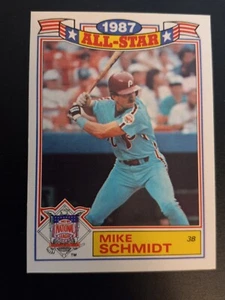 1987 Topps Glossy All-Stars #15 Mike Schmidt Phillies - Bild 1 von 2