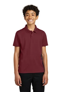 Port Authority Y110 Youth Short Sleeve Dry Zone UV Micro-Mesh Polo - Picture 1 of 11