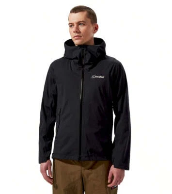 Berghaus Men's Ridge-Roamer 3L Softshell Jacket 4-A001907BP6 Noir/Noir Neuf - Photo 1/4
