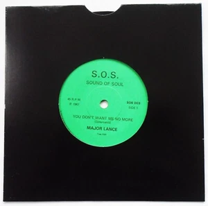 MAJOR LANCE - DON'T WANT ME NO MORE / MATT PARSONS ORCHESTRA 7" SINGLE *VG* - Foto 1 di 4