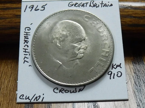 1965 Great Britain - Sir Winston Churchill - with Queen Elizabeth II on obverse Cover