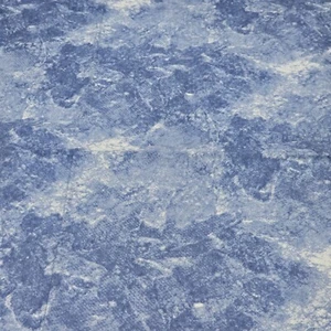 Vintage Cotton Fabric 60"x44" Washart Texture by SSI Blue Blender - Picture 1 of 6