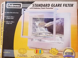 Fellowes Radiation/Static anti Glare screen - 16" to 17" Monitor - Picture 1 of 6