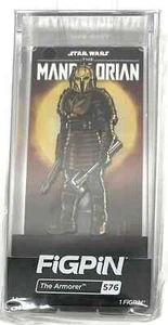 Prendedor coleccionable FiGPiN Star Wars The Mandalorian The Armorer #576 nuevo casi nuevo/como nuevo - Imagen 1 de 3