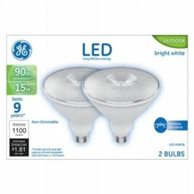 G E Lighting 24212 15W Par38 Bulb (2 Pack) - Image 1 of 2