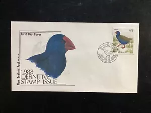 NZ 1985-89 $5 Takahe Bird Definitives FDC (NZF1123#17) - Picture 1 of 1