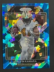 2021 Panini Prizm Alvin Kamara Light Blue Cracked Ice Prizm #/99 #304 Saints! - Picture 1 of 2