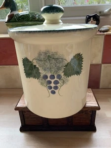Poole Vineyard Aufbewahrung/Keksdose 6 1/2" hoch ohne Deckel - Bild 1 von 13