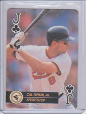 1992 U.S. Playing Card Co. Baseball Aces Jack of Clubs Cal Ripken Jr. Orioles