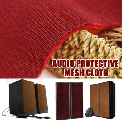 Speaker Grill Cloth Mesh Stereo Box Audio DIY Net Fabric Dustproof Thick Fabric  - Image 1 of 4