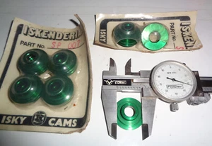 ISKY Aluminum Iskederian SP007 Dual Valve Spring Retainers TR250 TR6 Healey 1.09 - Imagen 1 de 3