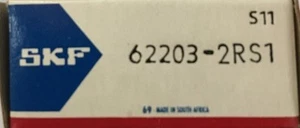 62203-2RS1 SKF New Single Row Ball Bearing 17x40x16 (mm) - Picture 1 of 4