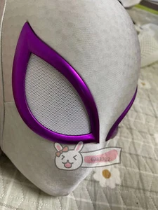 Classic Spider-Gwen Face Shell With Pink Magnetic Lenses Photosensitive Resin - Picture 1 of 8