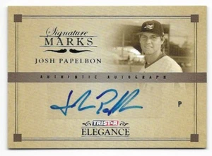 Josh Papelbon 2007 Tristar Elegance Signature Marks Autograph Rookie #SM-JP2 NM+ - Picture 1 of 2