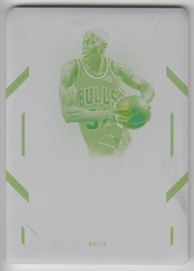 2022-23 Panini Flawless Bulls Dennis Rodman Flawless Autographs Yellow Plate 1/1 - Bild 1 von 2