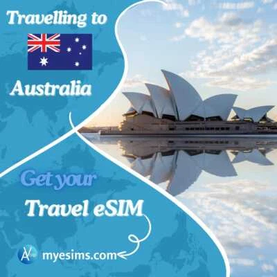 Australia eSIM 1GB-20GB: Travel Mobile Data Roaming eSIM Internet Connection 5G - Image 1 of 3
