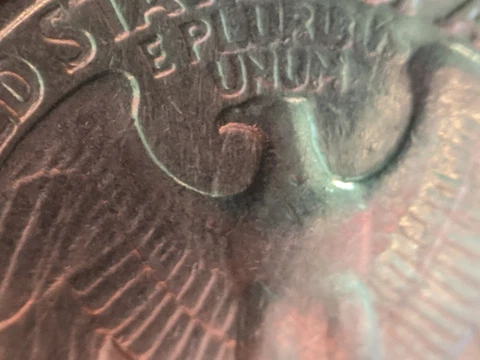1983 P Spitting Eagle 25c Washington Quarter variety Cover