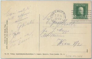 79520 - BOSNIA - POSTAL HISTORY - Military Postmark on POSTCARD 1914 - Picture 1 of 1