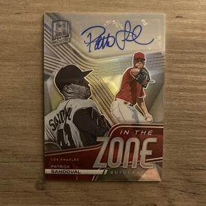 Panini Spectra In the Zone 2021 automático Patrick Sandoval #ITZ-PS autógrafo - Imagen 1 de 1
