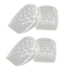  2 Pair Height Increase Insole Heel Lift Insert Clear Invisible Non Booster Pad