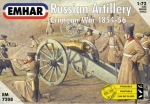 Emhar Models 1/72 RUSSIAN ARTILLERY Crimean War Figure Set - Picture 1 of 1
