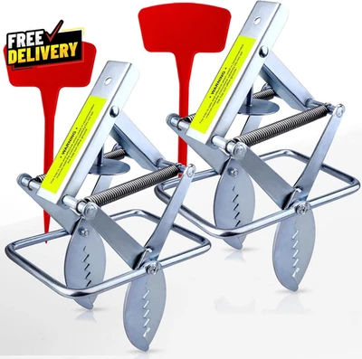 Paquete de 2 trampas para topos mejoradas para céspedes que matan mejor galv... Foto 1 de 4