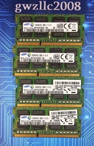 32GB (4x8GB) PC3L-12800s DDR3-1600MHz 2Rx8 Non-ECC Samsung M471B1G73EB0-YK0 #A59 - Picture 1 of 2