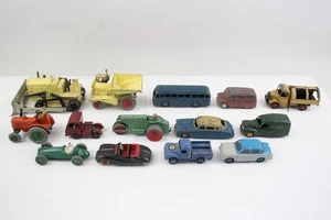 Dinky Toys Diecast Models Tin Bottom Collection Inc Steam Roller Dump Truck - Picture 1 of 6