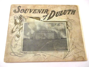 SCARCE ANTIQUE 1906 SOUVENIR of DULUTH, MINNESOTA CITY HISTORY BOOK MINES SHIPS - Picture 1 of 7