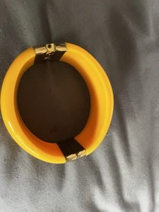 bracciale grosso con cerniera in oro giallo - Foto 1 di 11