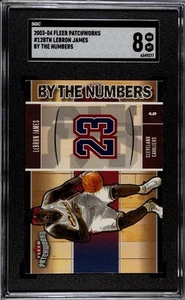 2003-04 Fleer Patchworks - By the Numbers LeBron James #12BTN (RC) - Bild 1 von 2